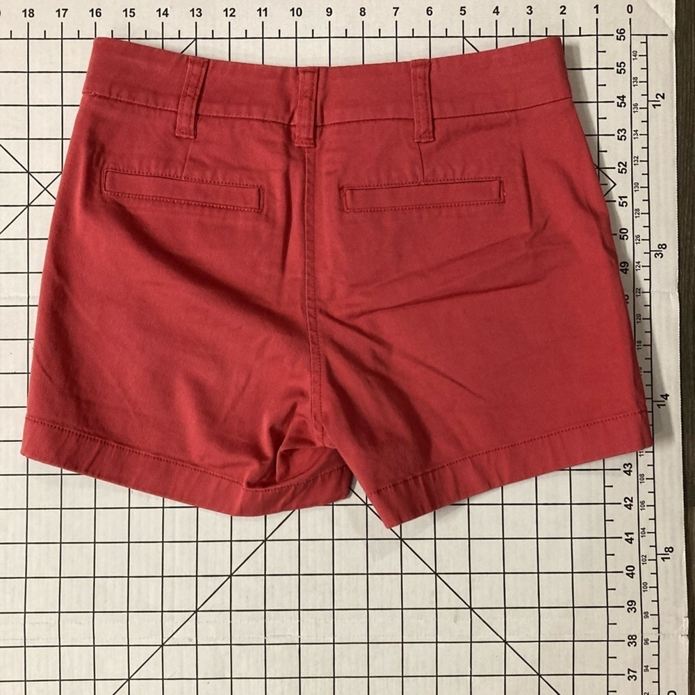 J. Crew Women’s Pink Size 00 Flat Front Chino Shorts - Picture 2 of 4